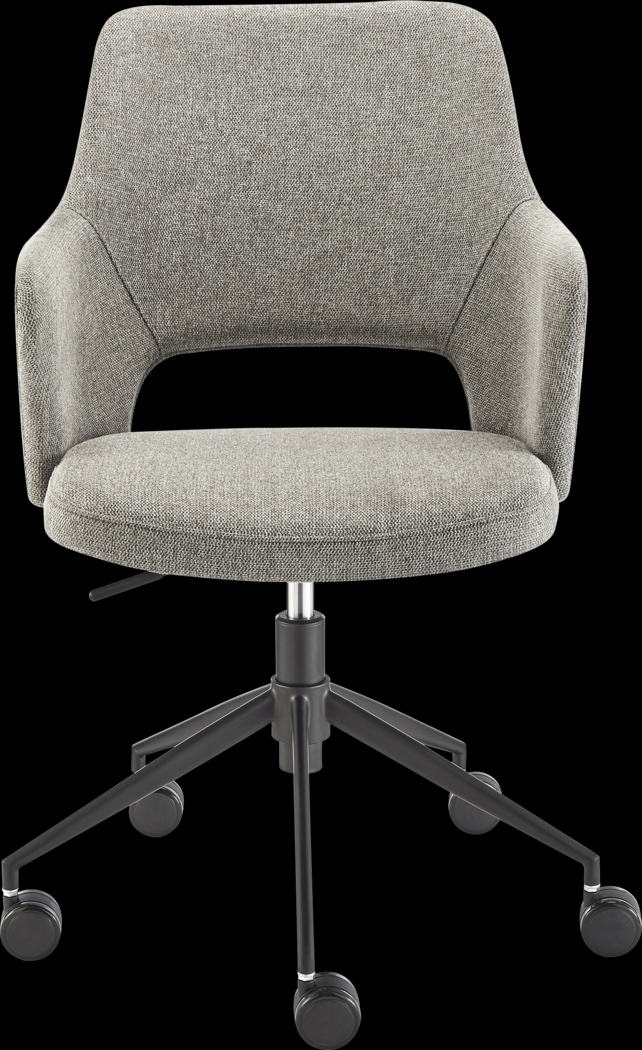 Quiment Light Gray Office Chair - Thumbnail - Image 3