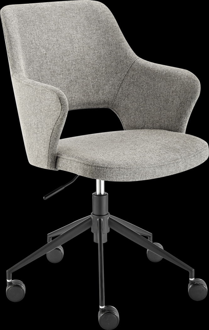 Quiment Light Gray Office Chair - Thumbnail - Image 4