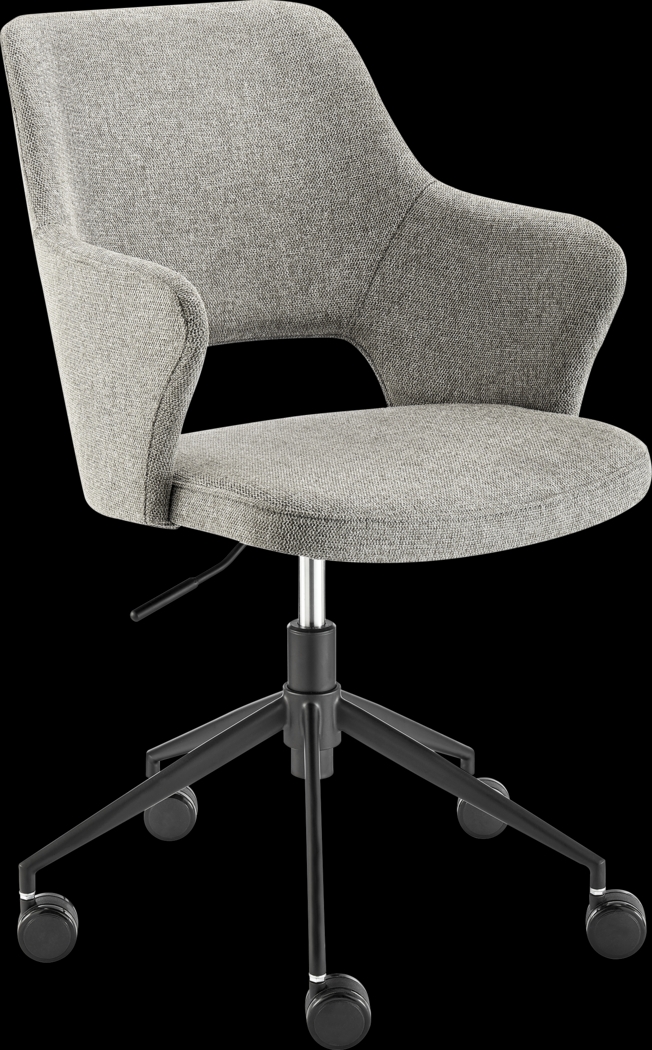 Quiment Light Gray Office Chair - Thumbnail - Image 1