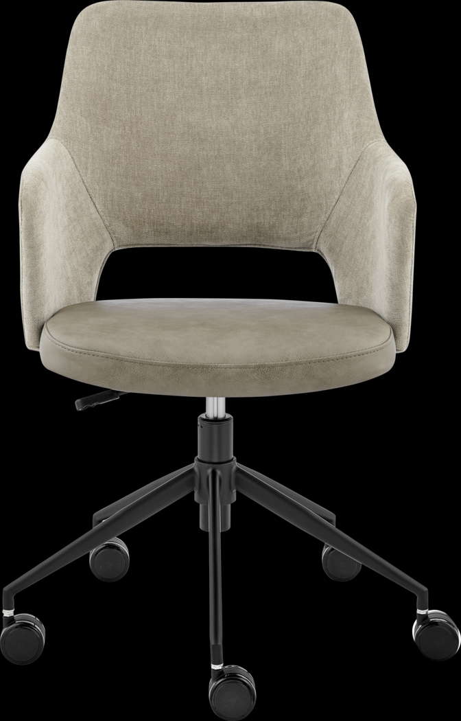 Quiment Taupe Office Chair - Thumbnail - Image 2