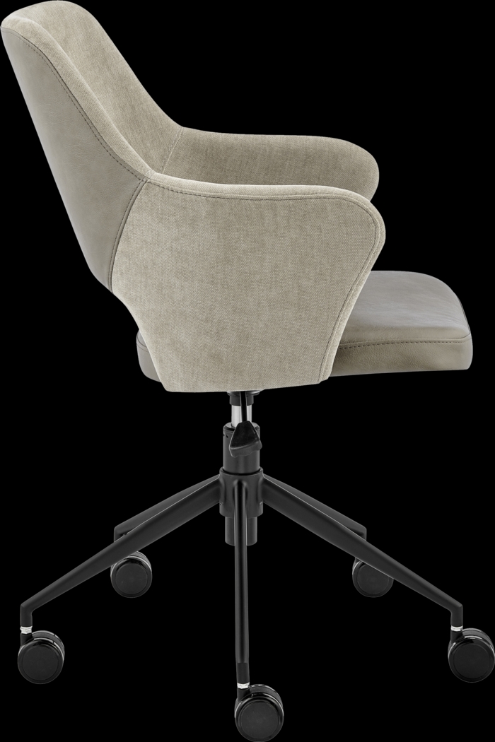 Quiment Taupe Office Chair - Thumbnail - Image 3