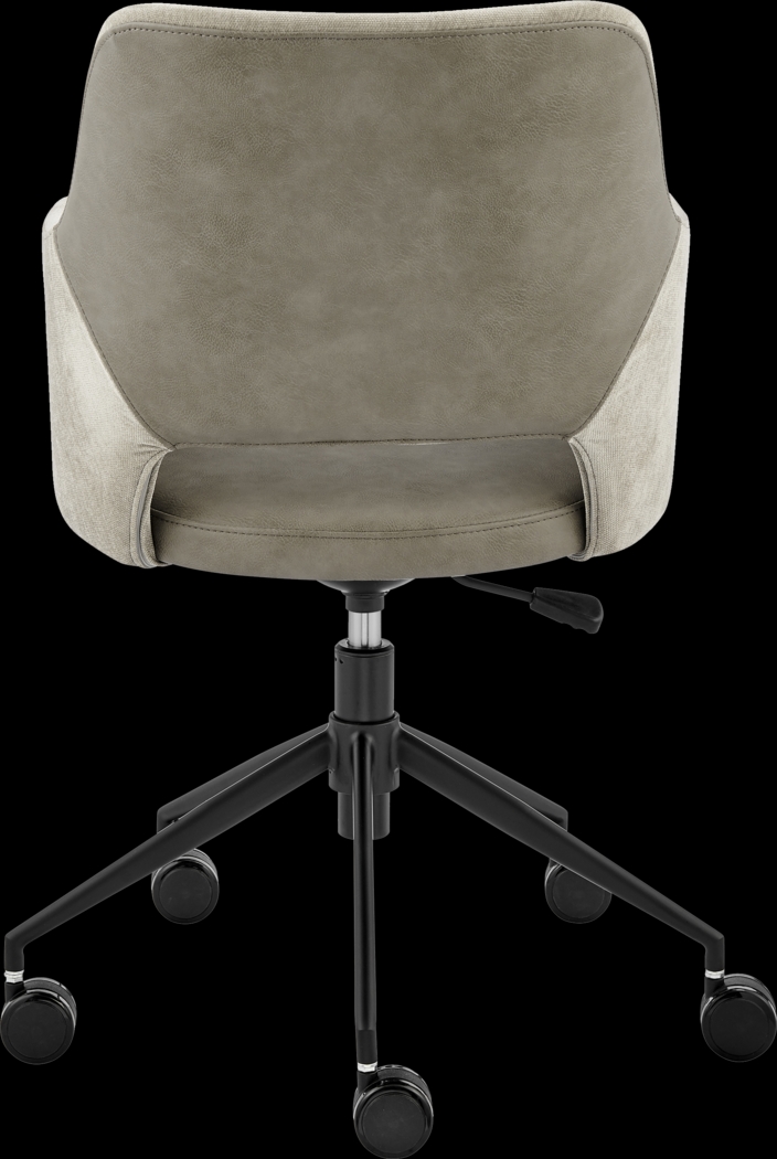 Quiment Taupe Office Chair - Thumbnail - Image 4