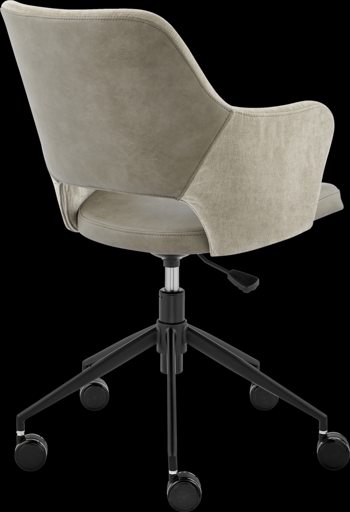 Quiment Taupe Office Chair - Thumbnail - Image 5