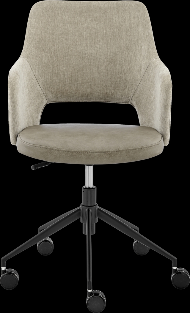 Quiment Taupe Office Chair - Thumbnail - Image 6