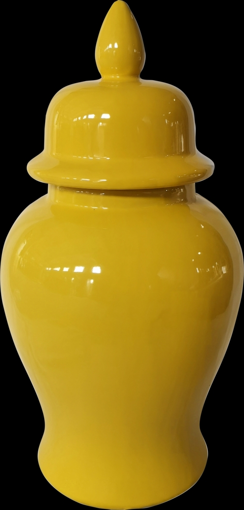 Quimper Yellow Small Jar - Thumbnail - Image 1