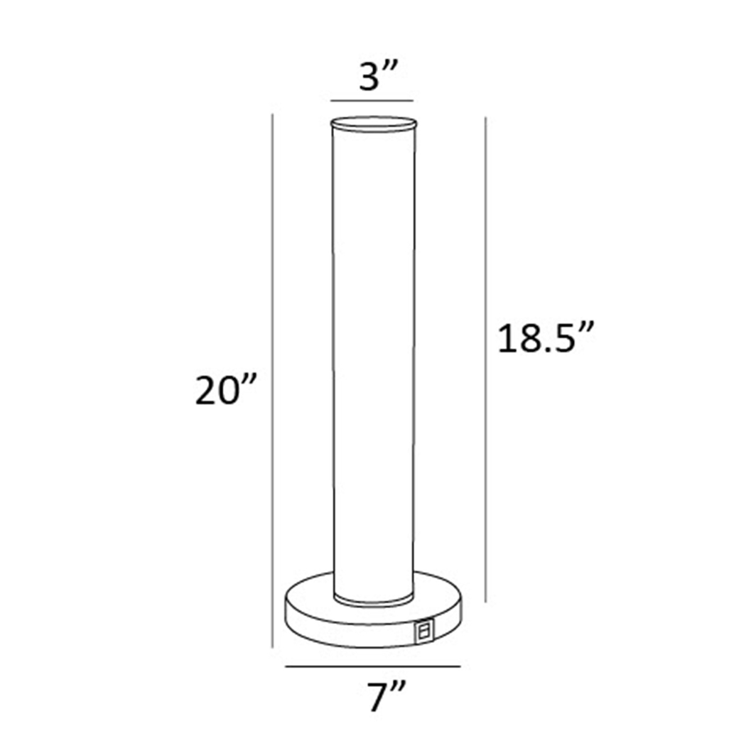 Quince Cove Silver Table Lamp - Thumbnail - Image 5