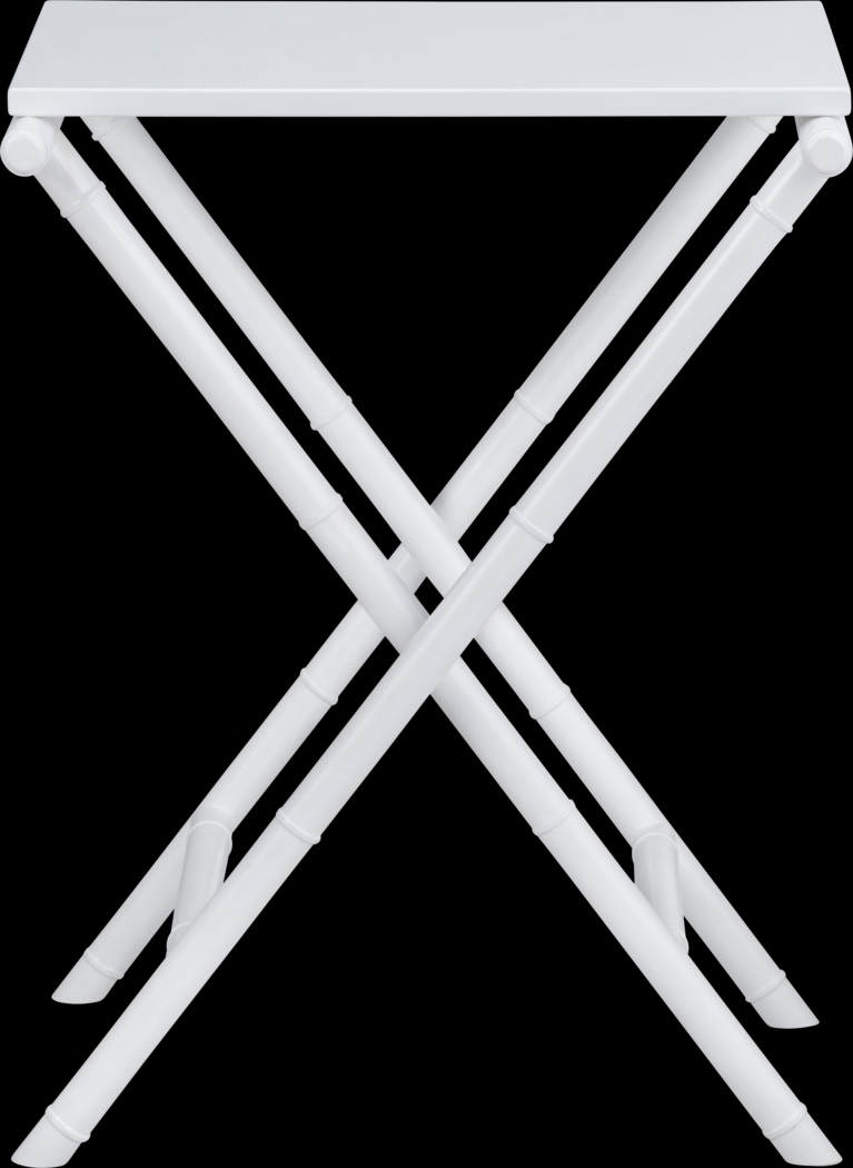 Quinebaug White Accent Table - Thumbnail - Image 2