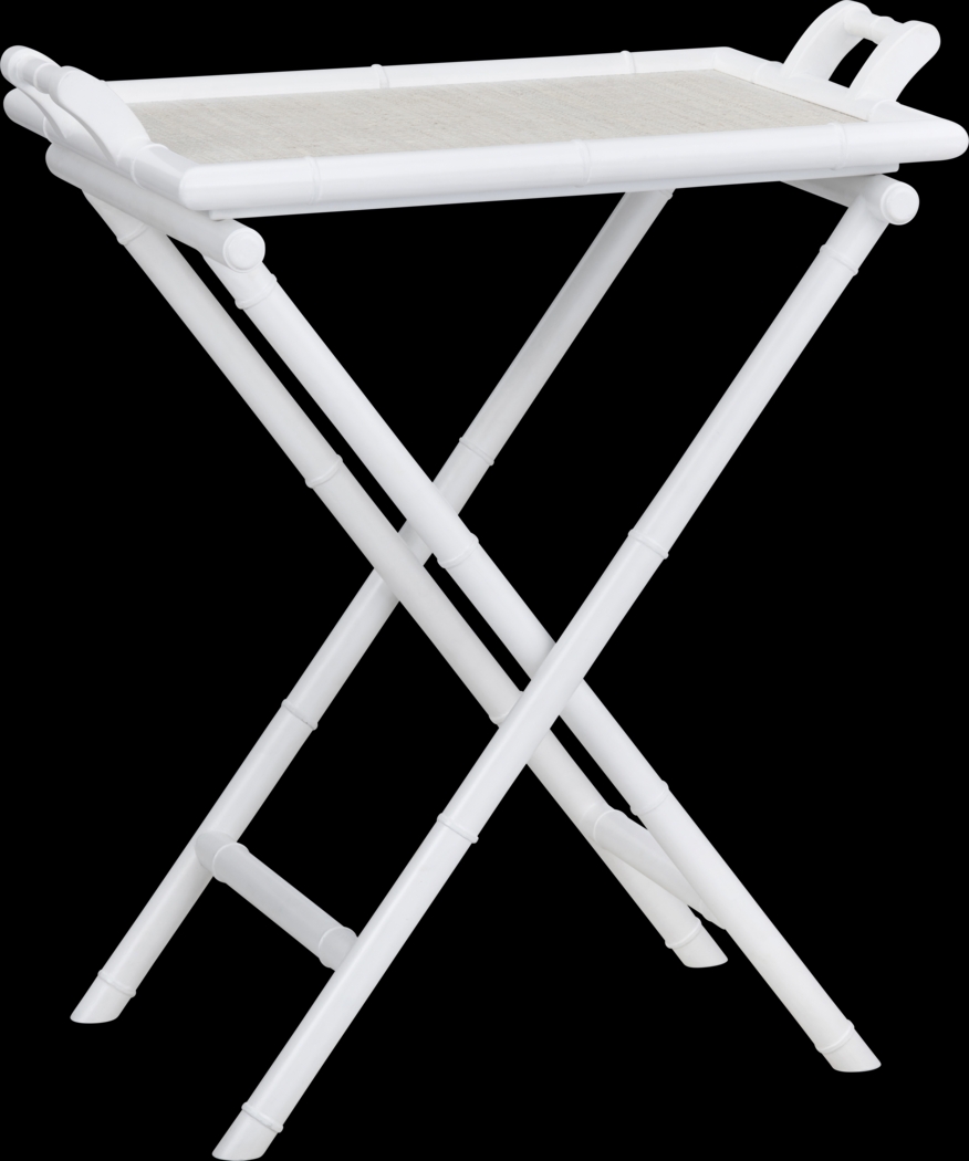 Quinebaug White Accent Table - Thumbnail - Image 1