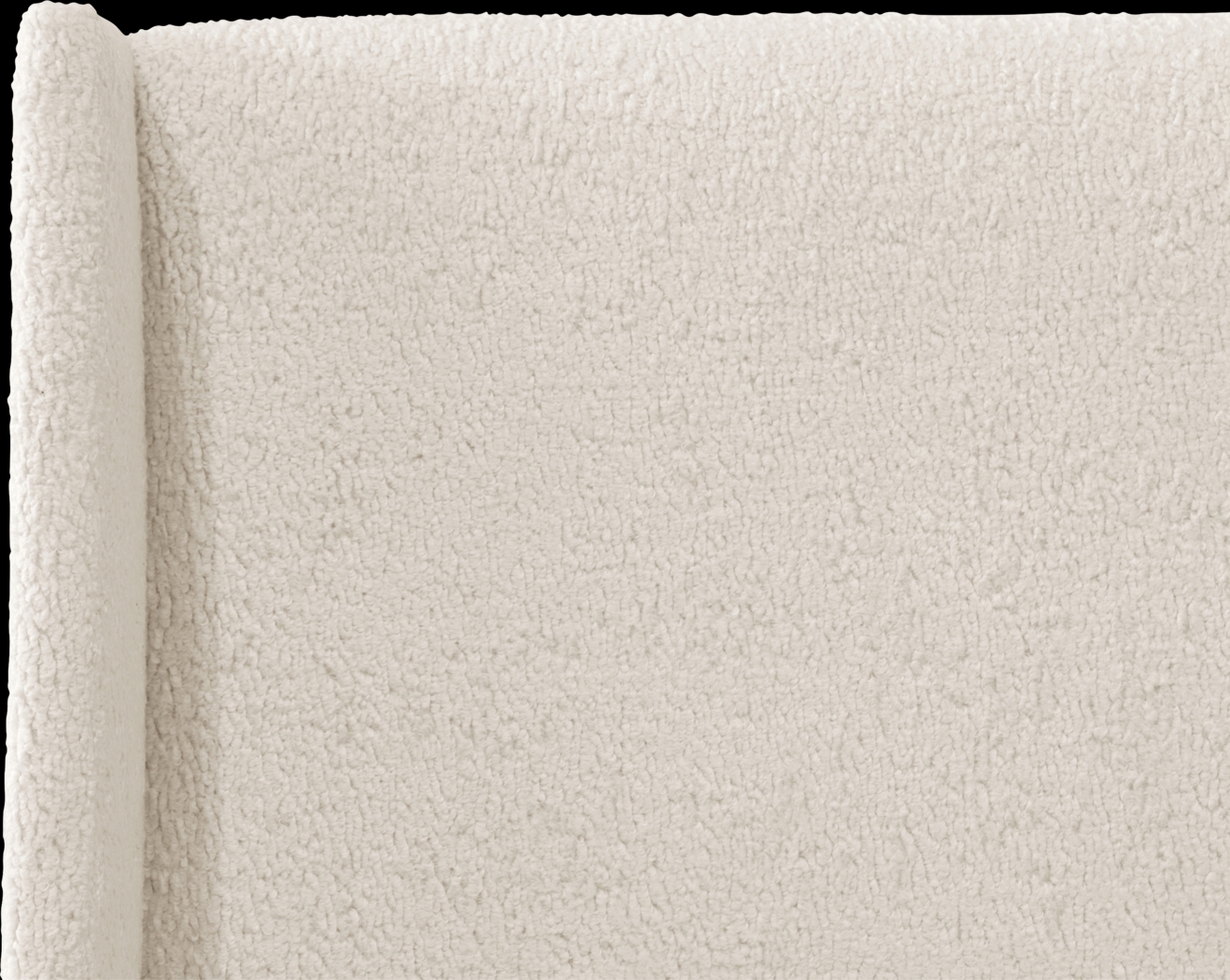 Quinella White Queen Upholstered Headboard - Thumbnail - Image 4