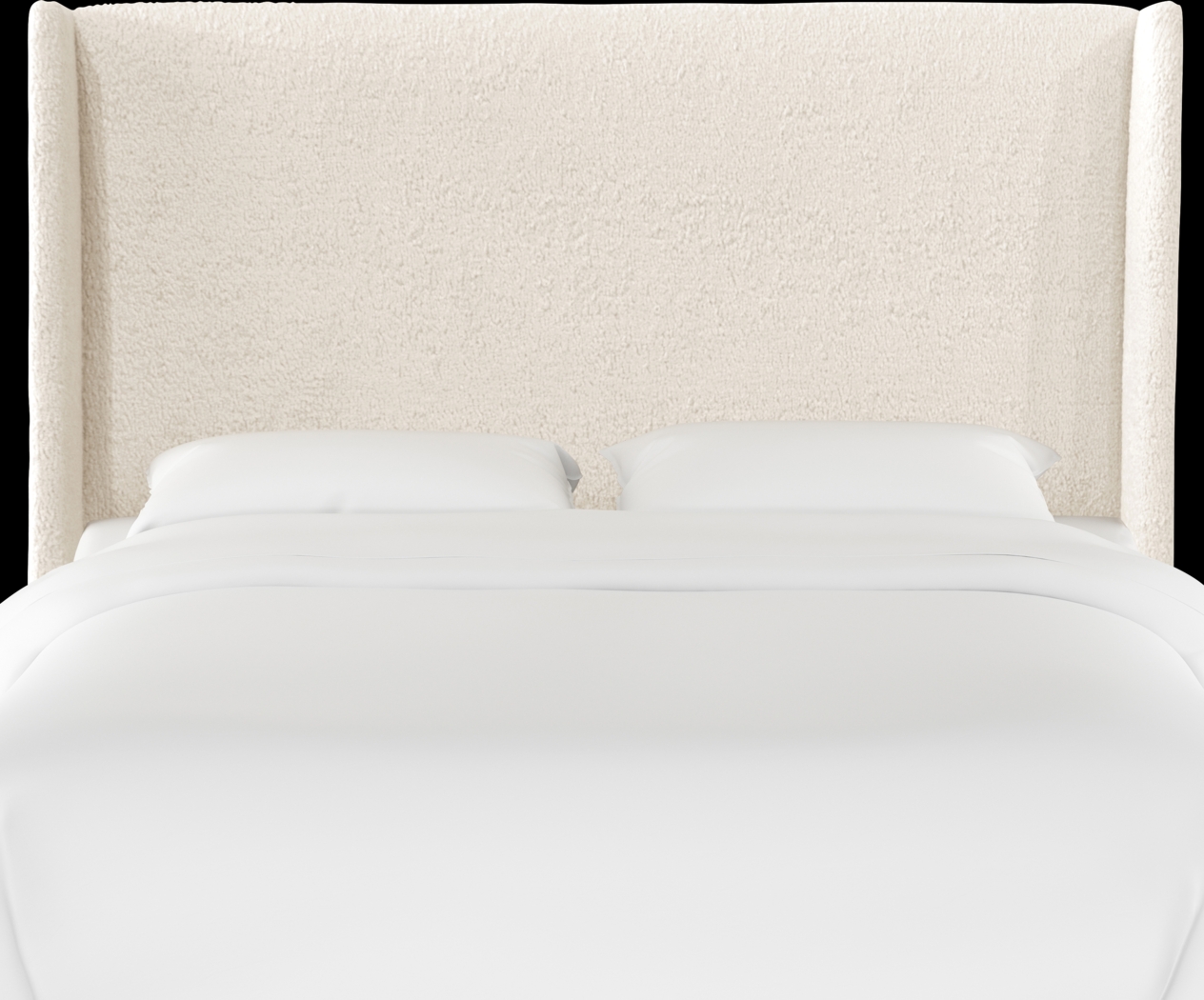 Quinella White Twin Upholstered Headboard - Thumbnail - Image 2