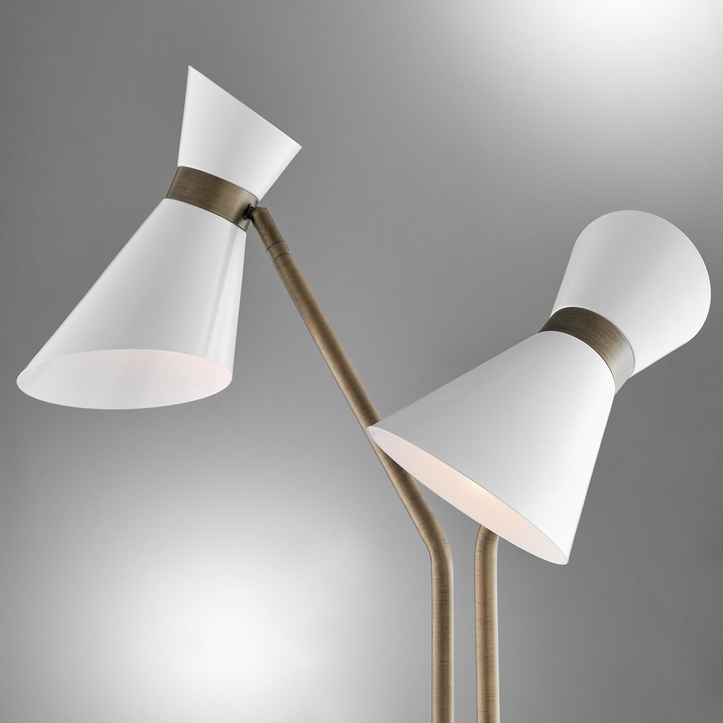Quint Hills White Floor Lamp - Thumbnail - Image 3