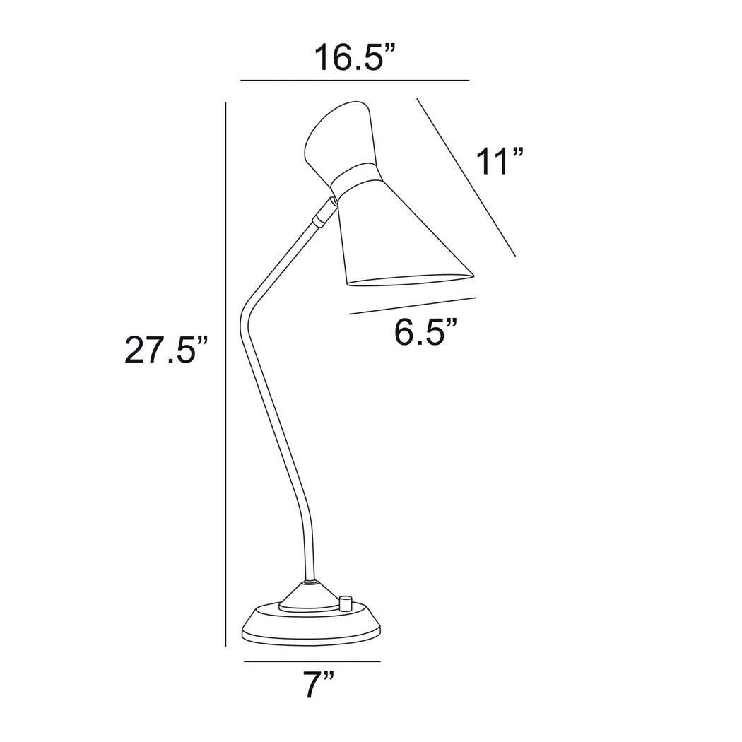 Quint Hills White Lamp - Thumbnail - Image 4