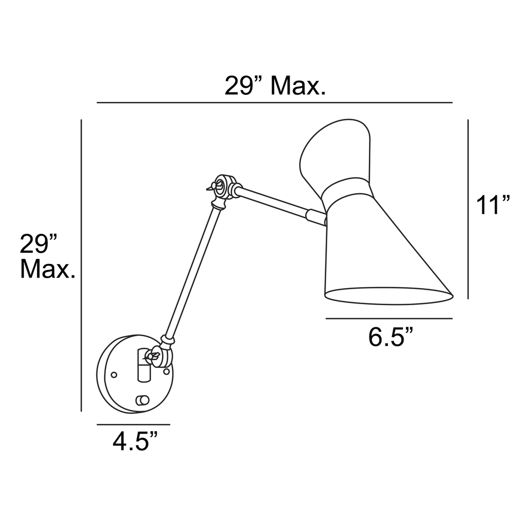 Quint Hills White Sconce - Thumbnail - Image 4