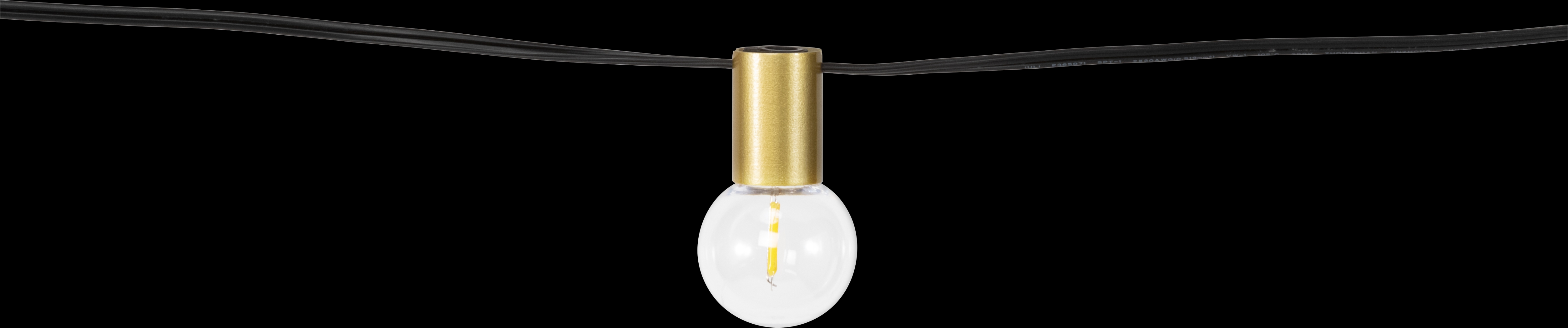 Quis Loop Outdoor Gold String Lights - Thumbnail - Image 7