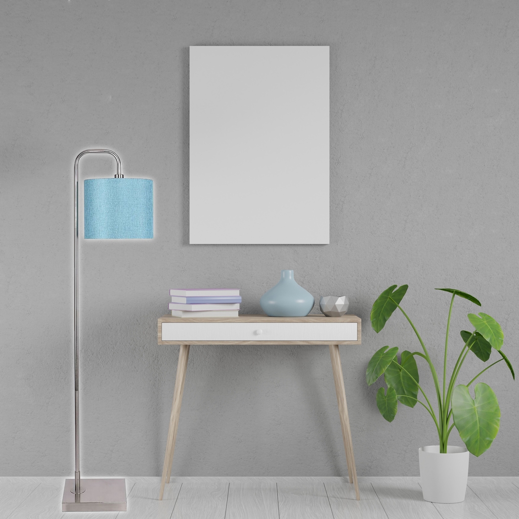 Quoin Road Turquoise Floor Lamp - Thumbnail - Image 2