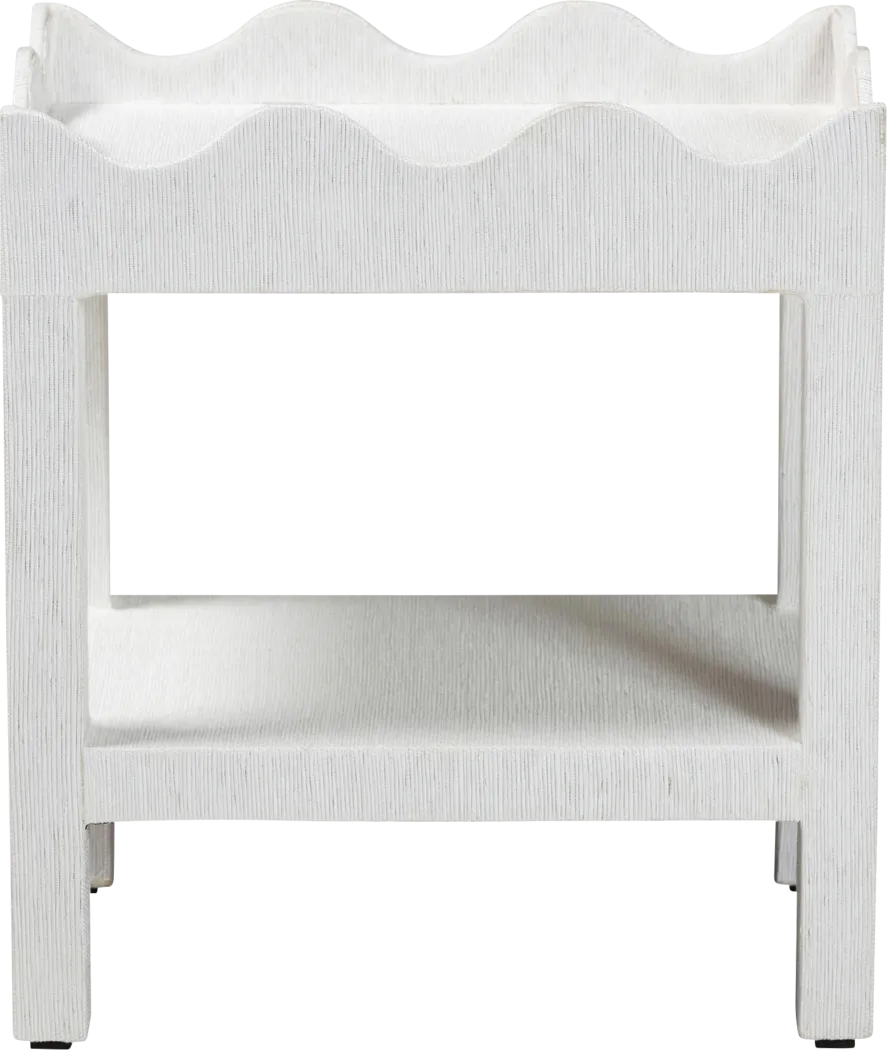 Rachid White End Table - Thumbnail - Image 6