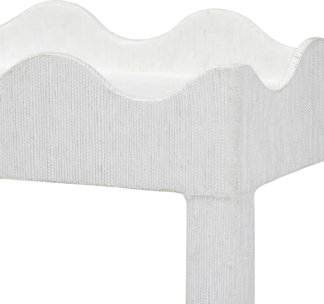 Rachid White End Table - Thumbnail - Image 8