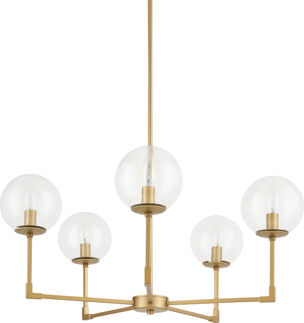 Rachle Gold Chandelier - Thumbnail - Image 1