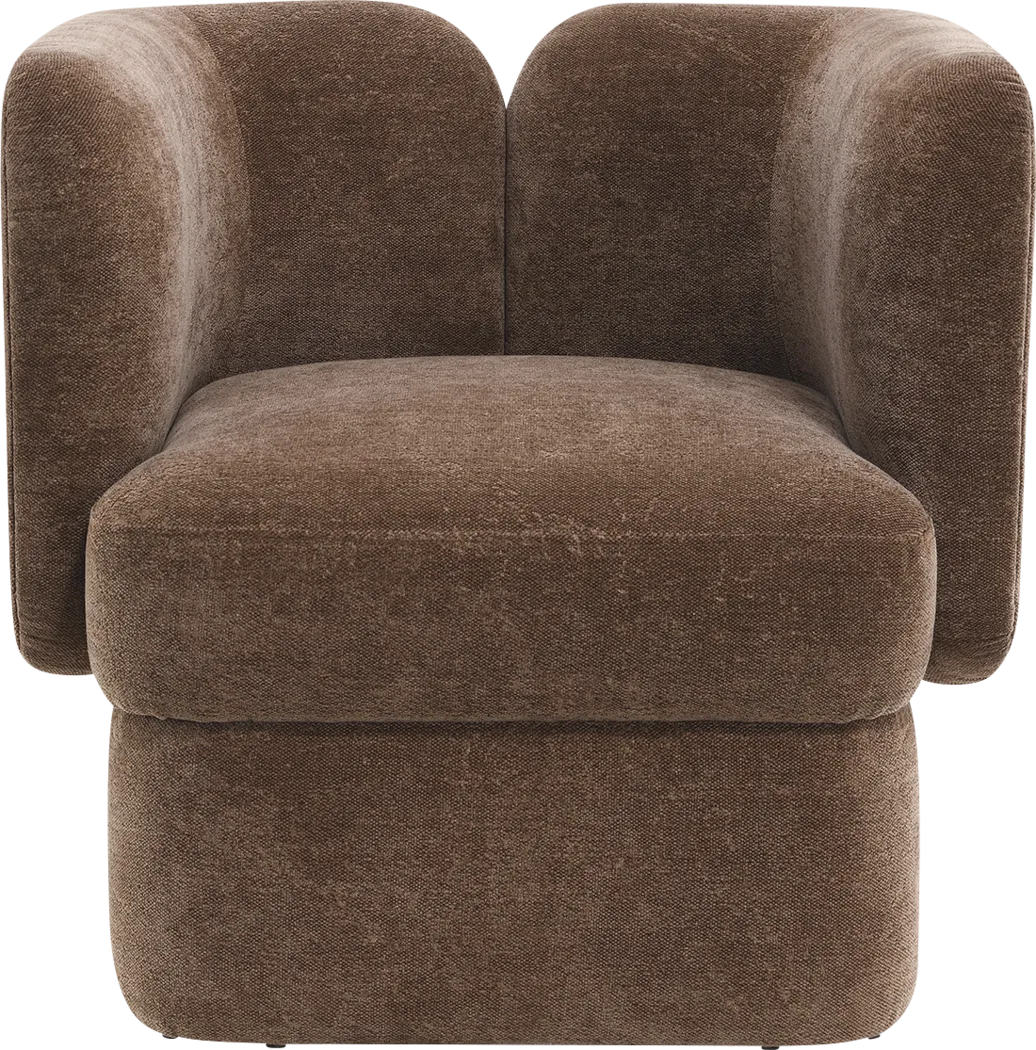 Racine Brown Accent Chair - Thumbnail - Image 1