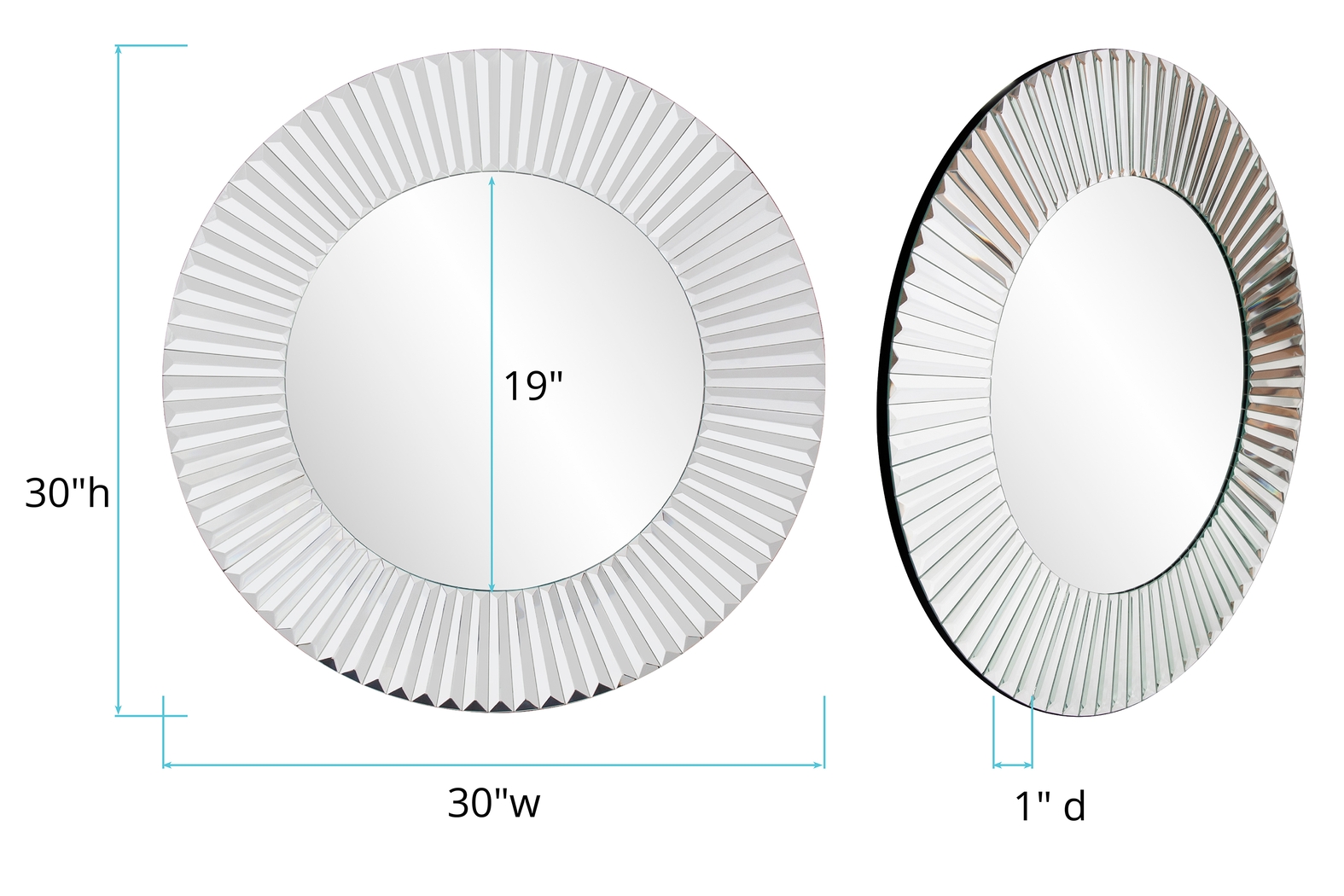 Radborn Silver Mirror - Thumbnail - Image 2