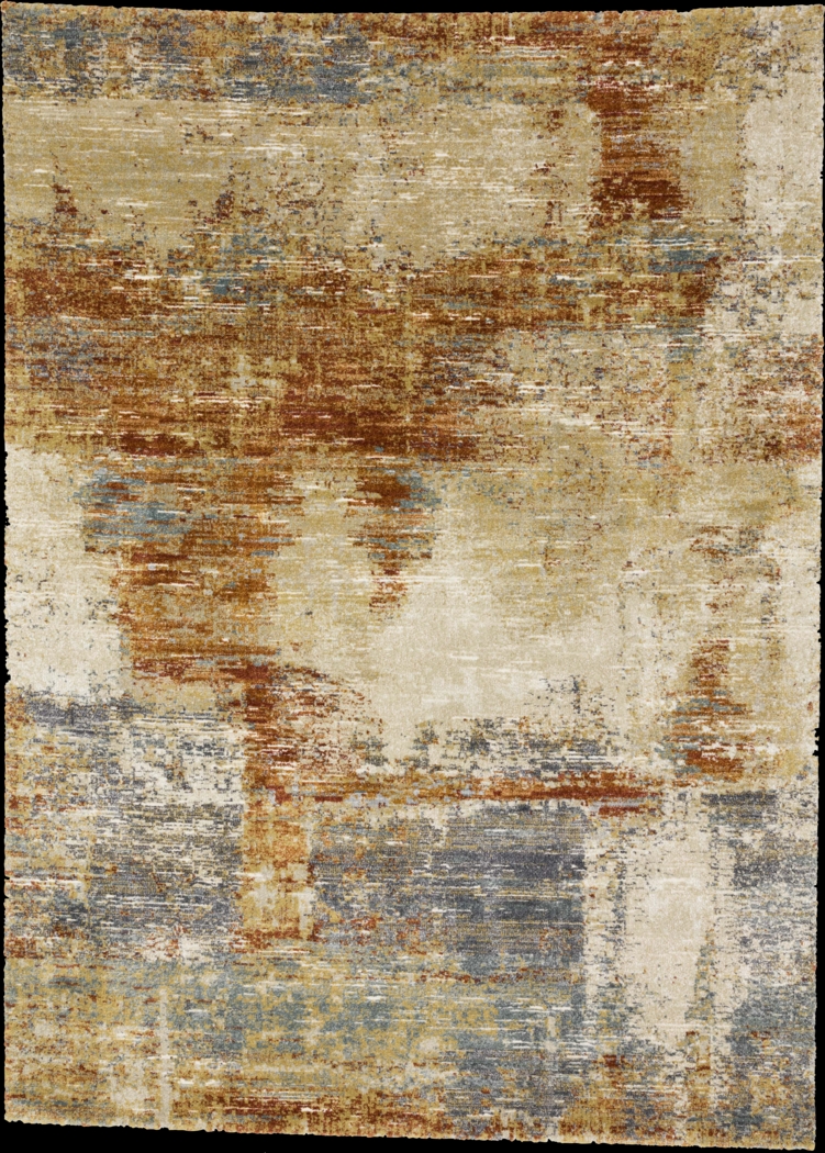 Radcliffe Beige 5'4 x 8' Rug - Thumbnail - Image 1
