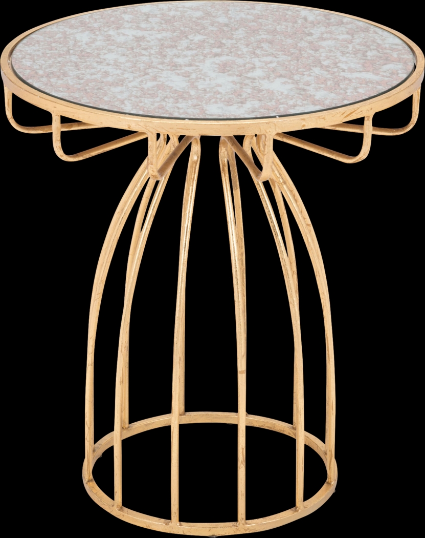 Radella Gold Accent Table - Thumbnail - Image 1