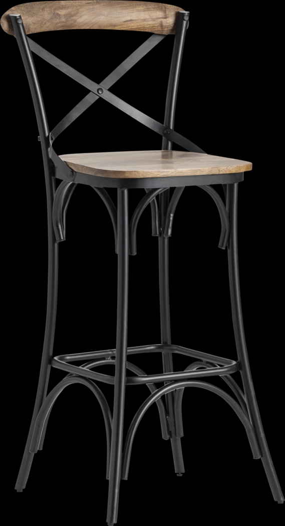 Radere Black Barstool - Thumbnail - Image 1
