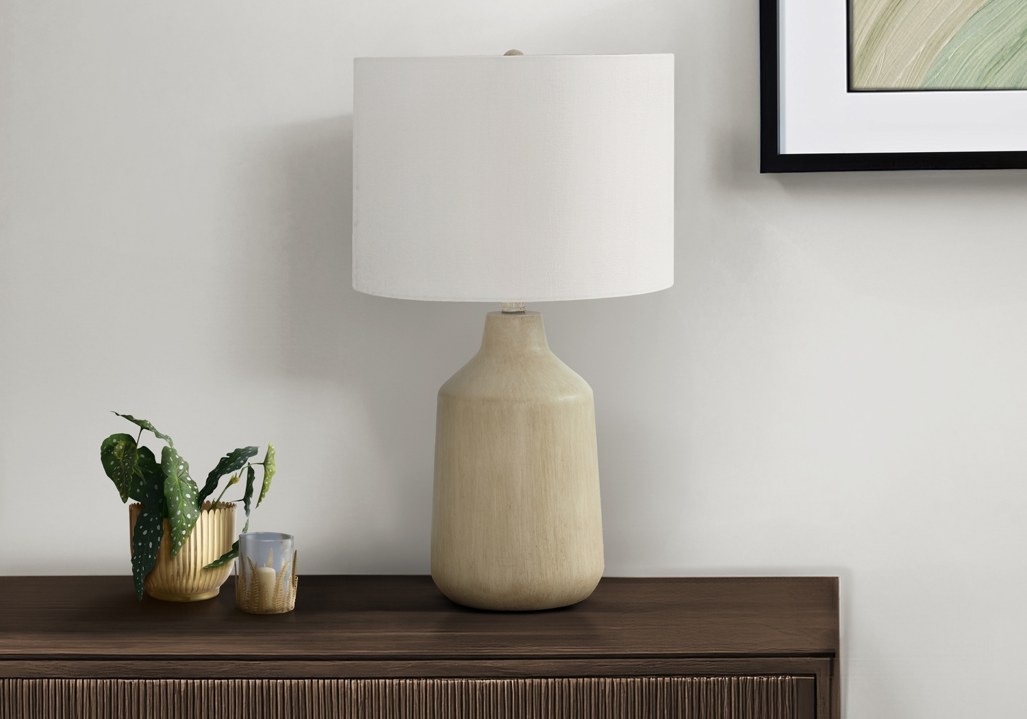Radom Circle Beige Lamp - Thumbnail - Image 3