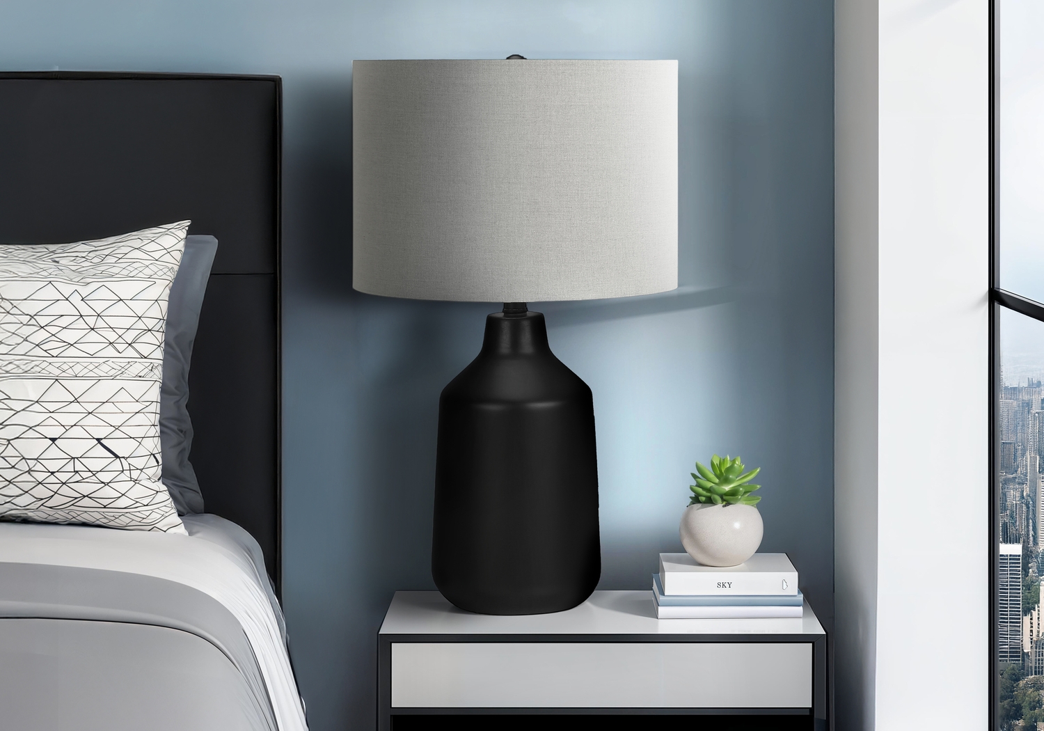 Radom Circle Black Lamp - Thumbnail - Image 2