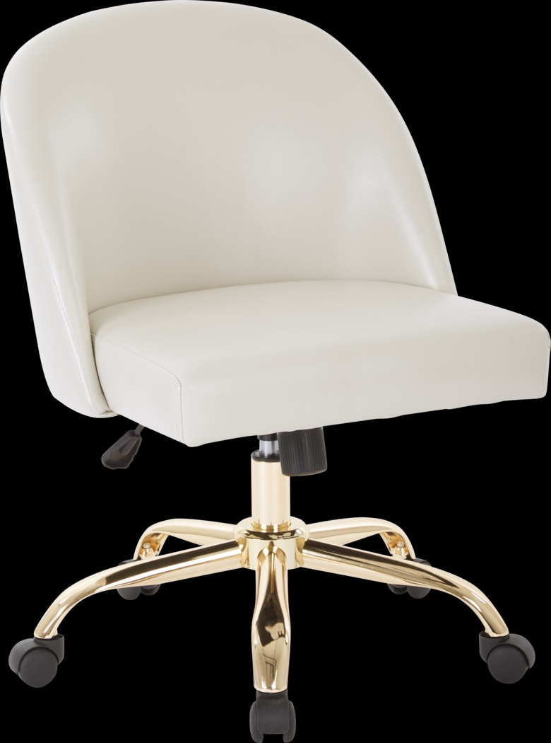 Radonna Beige Office Chair - Thumbnail - Image 1