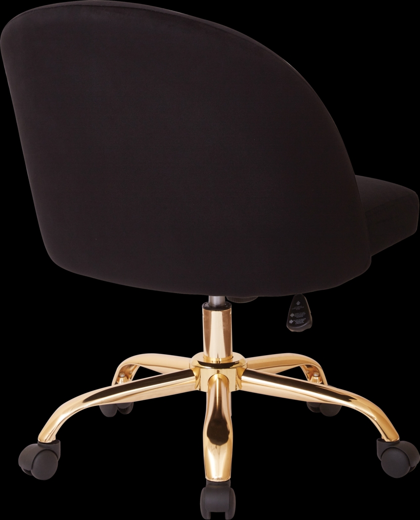 Radonna Black Office Chair - Thumbnail - Image 2