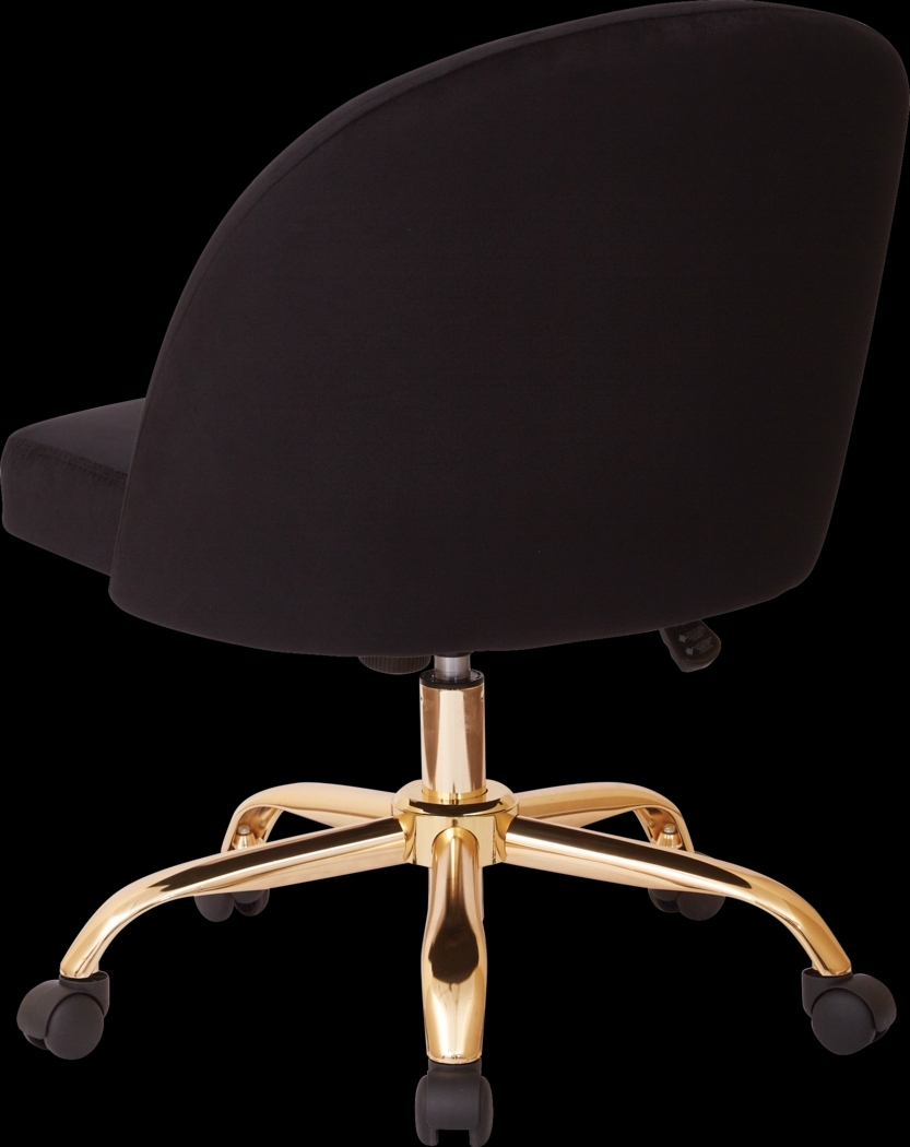 Radonna Black Office Chair - Thumbnail - Image 3