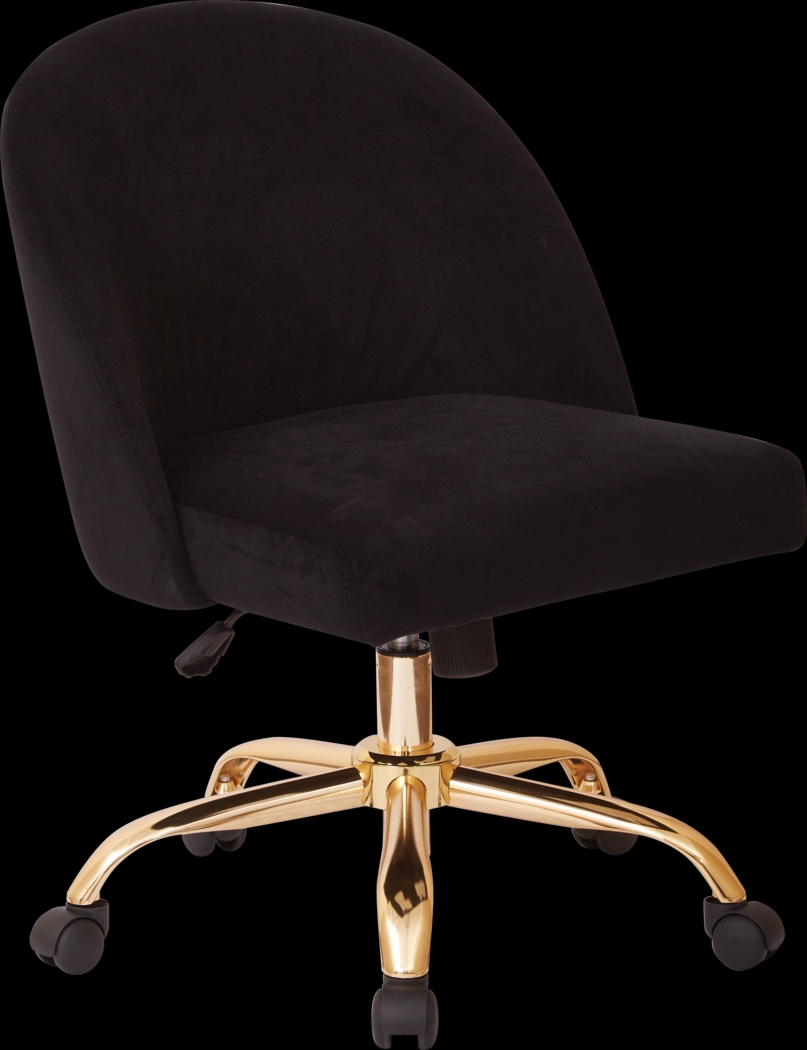 Radonna Black Office Chair - Thumbnail - Image 1