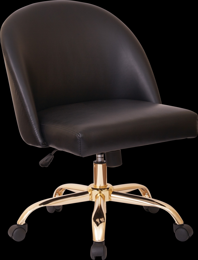 Radonna Black Office Chair - Thumbnail - Image 1