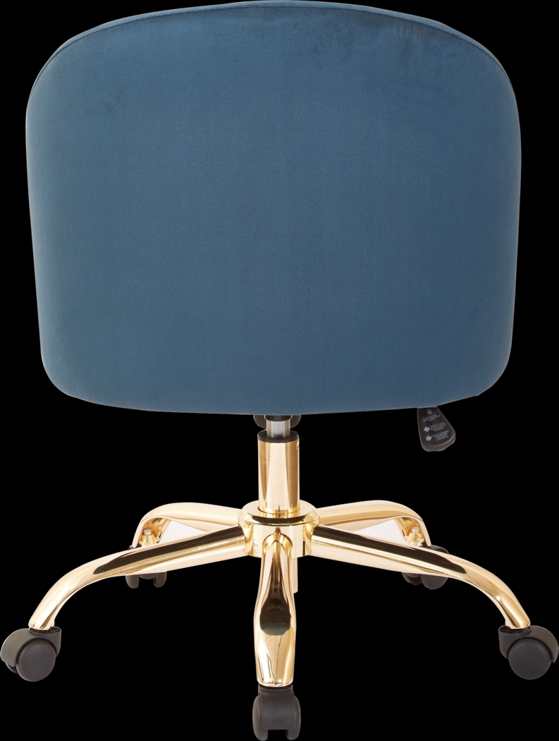 Radonna Blue Office Chair - Thumbnail - Image 3
