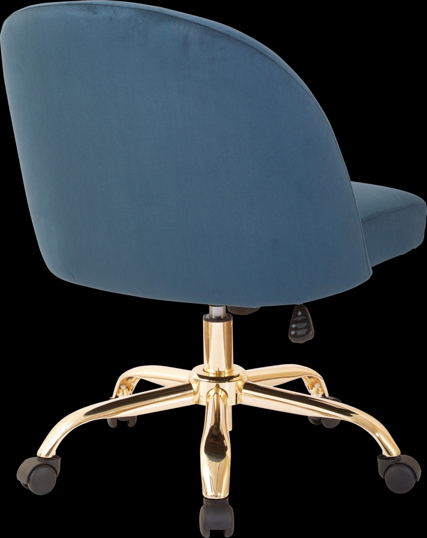 Radonna Blue Office Chair - Thumbnail - Image 4