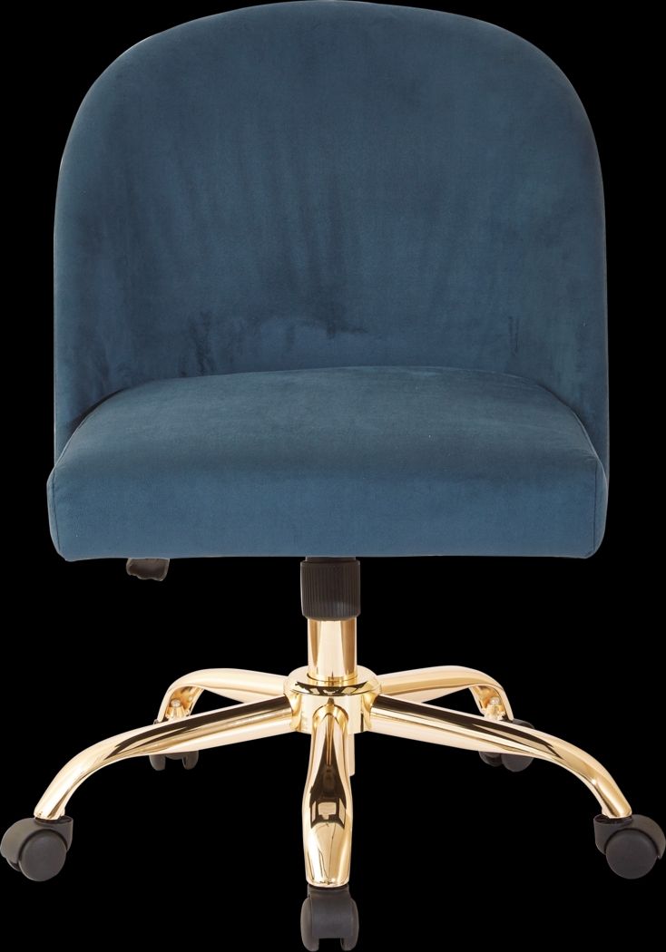 Radonna Blue Office Chair - Thumbnail - Image 5