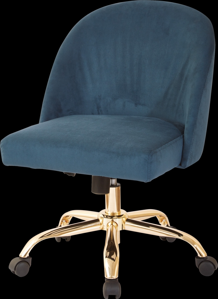 Radonna Blue Office Chair - Thumbnail - Image 6