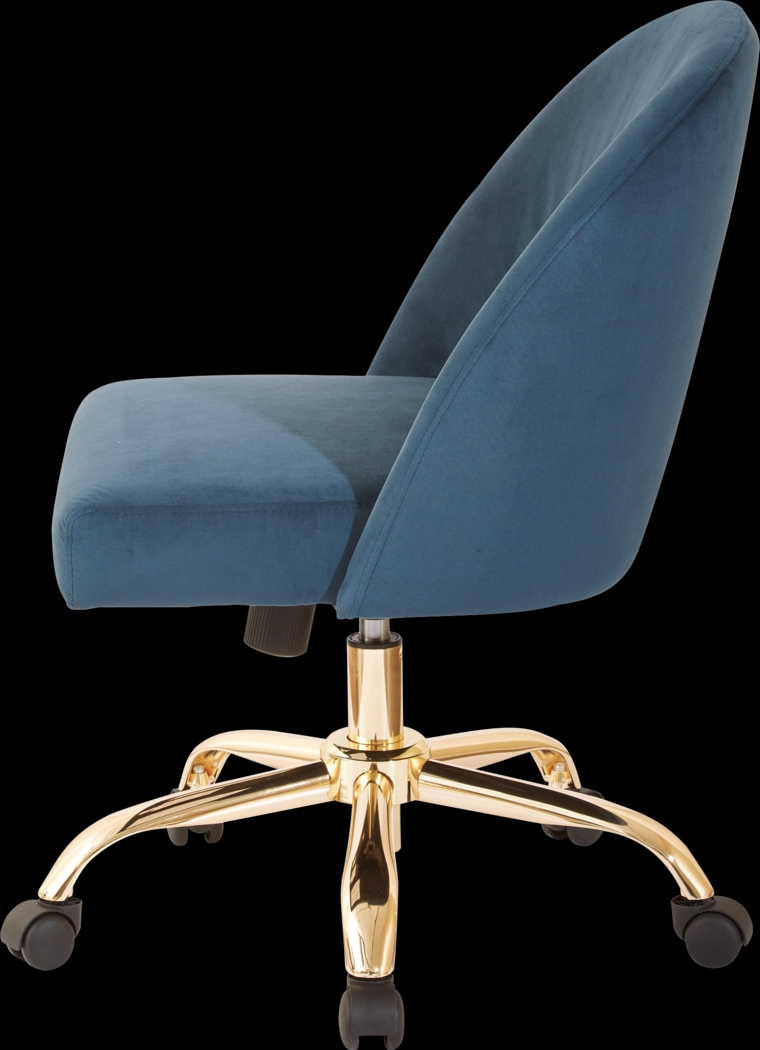 Radonna Blue Office Chair - Thumbnail - Image 7