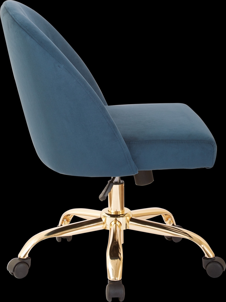 Radonna Blue Office Chair - Thumbnail - Image 8