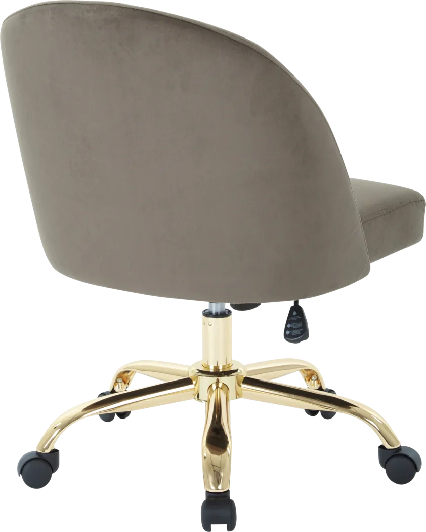 Radonna Brown Office Chair - Thumbnail - Image 2
