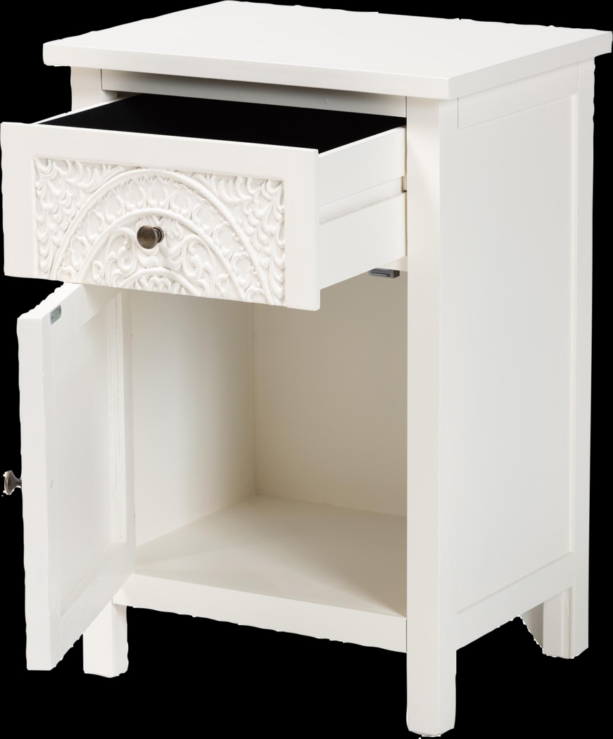 Radslow White Nightstand - Thumbnail - Image 5