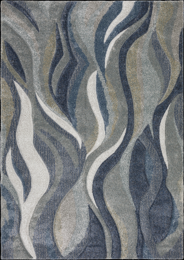 Radtois Navy 5'1 x 7'5 Rug - Thumbnail - Image 1