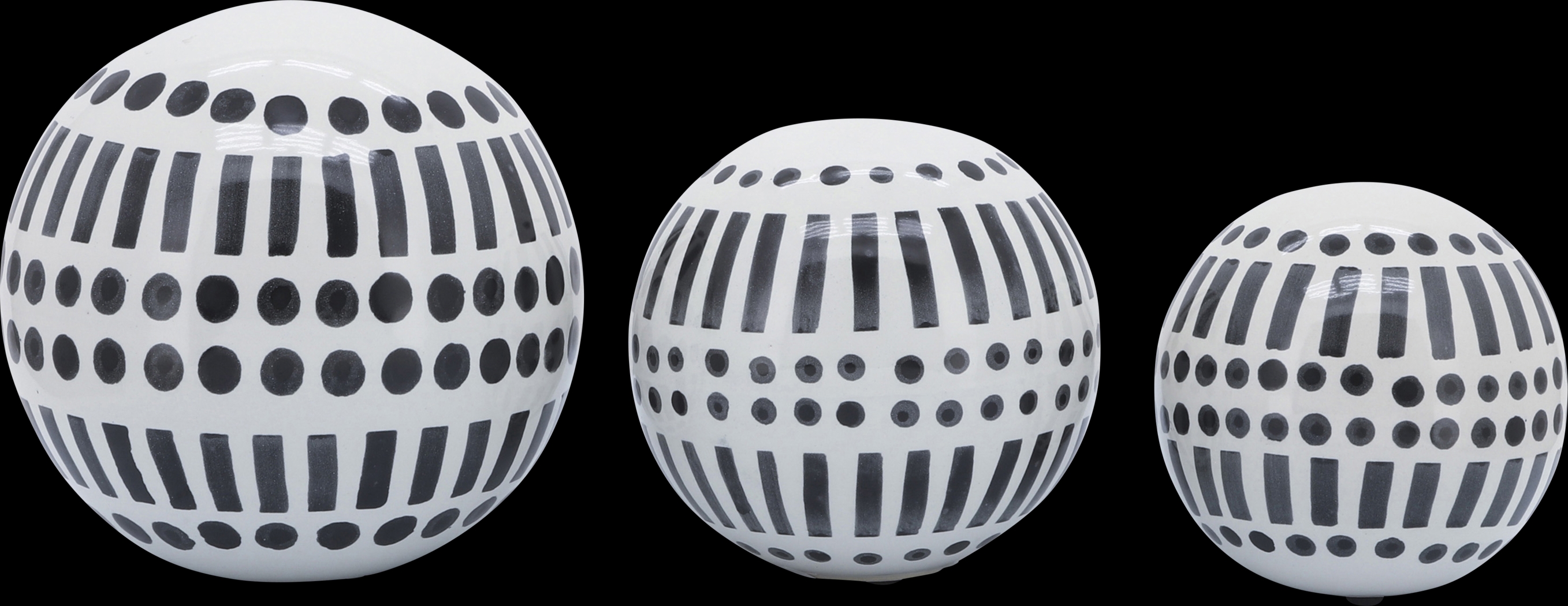 Raelens Black Orb, Set of 3 - Thumbnail - Image 1