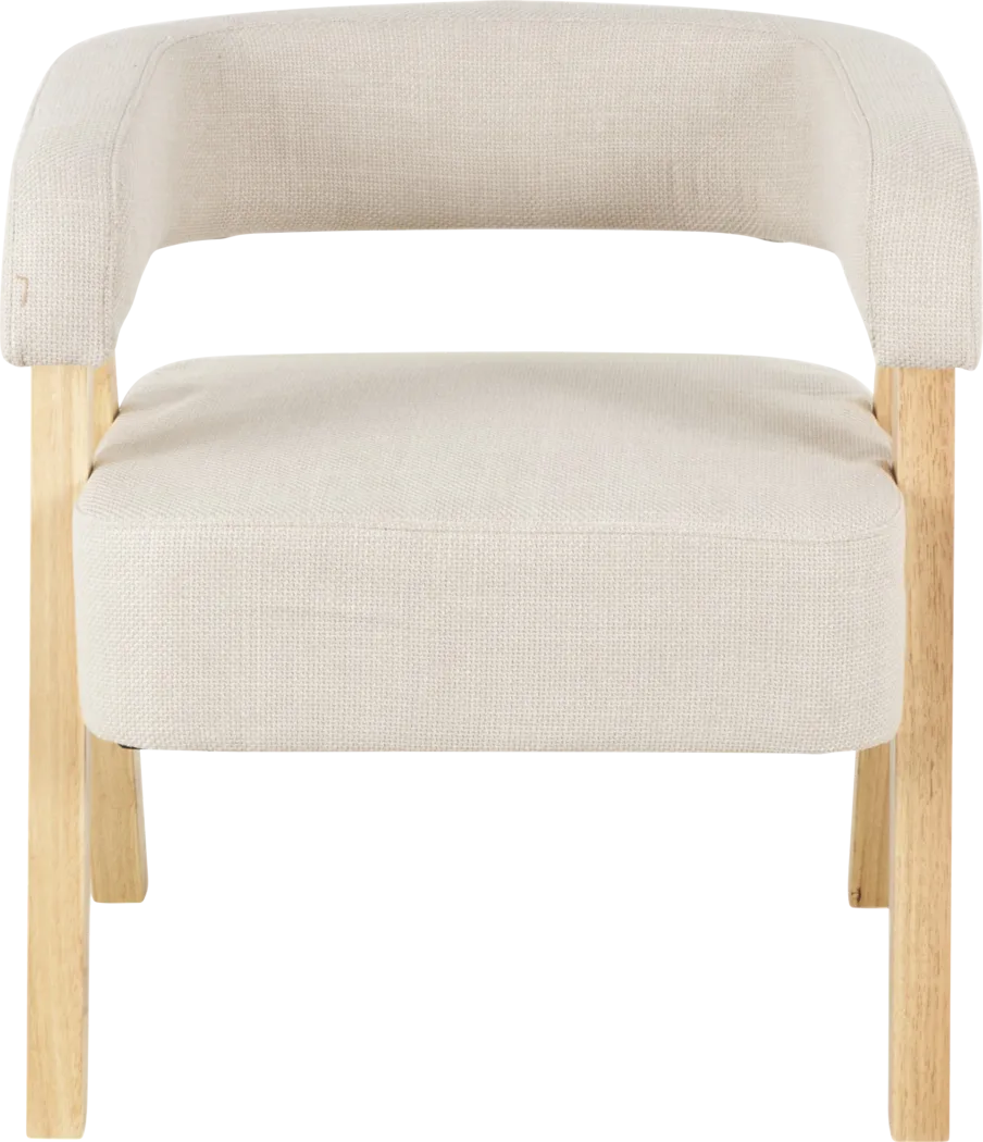 Raeoi Beige Accent Chair - Thumbnail - Image 4