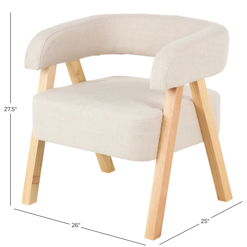 Raeoi Beige Accent Chair - Thumbnail - Image 6