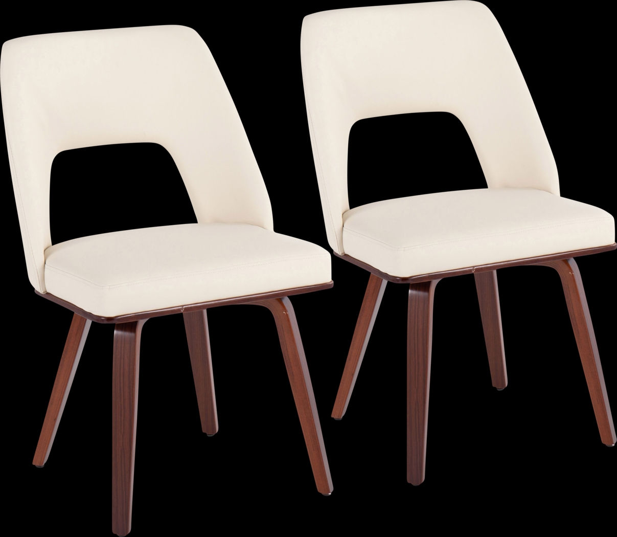 Raevalley Cream Side Chair, Set of 2 - Thumbnail - Image 1