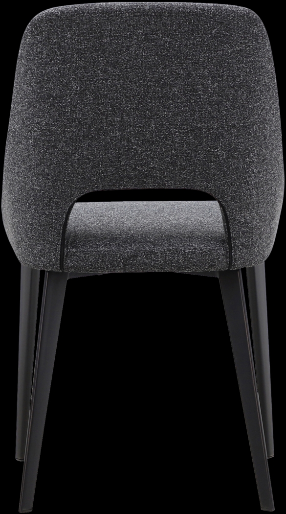 Rafe Dark Gray Side Chair - Thumbnail - Image 4