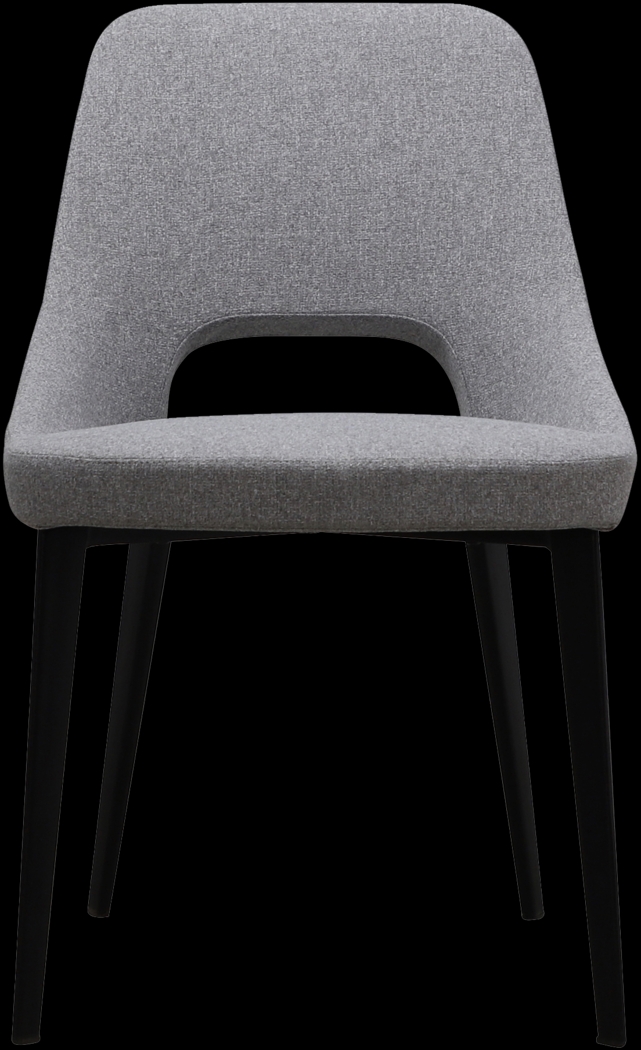 Rafe Light Gray Side Chair - Thumbnail - Image 2