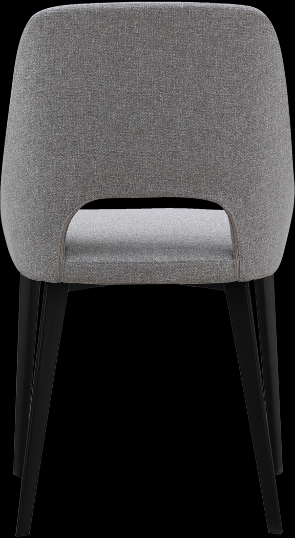 Rafe Light Gray Side Chair - Thumbnail - Image 4